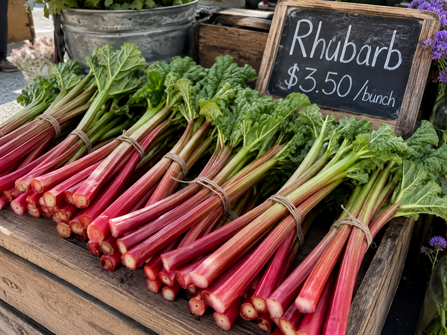 Rhubarb, bunch